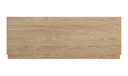 Round Off Queen Bed Light Oak Brown