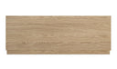 Round Off King Bed Light Oak Brown