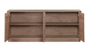 Round Off Sideboard Walnut Brown