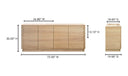 Round Off Sideboard Natural Oak