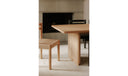 Round Off Large Dining Table Natural Oak