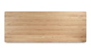 Round Off Large Dining Table Natural Oak