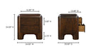 Rowan Nightstand Dark Brown