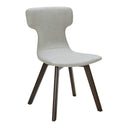 Zach - Modern Grey Eco-Leather Dining Chair (Set of 2)
