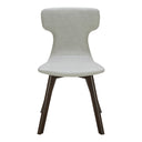 Zach - Modern Grey Eco-Leather Dining Chair (Set of 2)