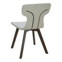 Zach - Modern Grey Eco-Leather Dining Chair (Set of 2)