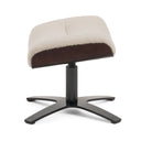 Zahara Modern Beige Lounge Chair & Ottoman