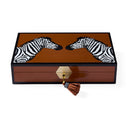 Zebra Lacquer Jewelry Box