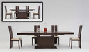 Zenith Modern Red Oak Extendable Dining Table