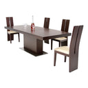Zenith Modern Red Oak Extendable Dining Table