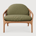 Teak Vime Outdoor Lounge Chair by Ethnicraft, view 3
