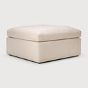 Off White Mellow Footstool by Ethnicraft, view 2